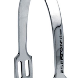 Espuela inglesa SEFTON inox punta bola hombre 15mm - Imagen 1